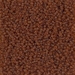 15-134F:  HALF PACK 15/0 Matte Transparent Dark Topaz Miyuki Seed Bead approx 125 grams - 15-134F_1/2pk