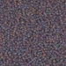 15-135FR:  HALF PACK 15/0 Matte Transparent Root Beer AB Miyuki Seed Bead approx 125 grams - 15-135FR_1/2pk