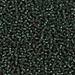 15-1423:  HALF PACK 15/0 Dyed Silverlined Dark Olive  Miyuki Seed Bead approx 125 grams - 15-1423_1/2pk