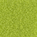 15-143F:  HALF PACK 15/0 Matte Transparent Chartreuse Miyuki Seed Bead approx 125 grams - 15-143F_1/2pk
