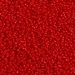 15-1684:  HALF PACK 15/0 Dyed Semi-Frosted Opaque Bright Red  Miyuki Seed Bead approx 125 grams - 15-1684_1/2pk