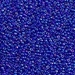 15-177:  HALF PACK 15/0 Transparent Cobalt AB  Miyuki Seed Bead approx 125 grams - 15-177_1/2pk