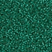 15-17F:  HALF PACK 15/0 Matte Silverlined Emerald Miyuki Seed Bead approx 125 grams - 15-17F_1/2pk
