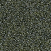 15-1816:  HALF PACK 15/0 Black Lined Chartreuse Miyuki Seed Bead approx 125 grams - 15-1816_1/2pk