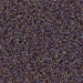 15-1839:  HALF PACK 15/0 Dark Amy Lined Topaz AB Miyuki Seed Bead approx 125 grams - 15-1839_1/2pk