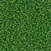 15-2240:  HALF PACK 15/0 Lined Pea Green Luster  Miyuki Seed Bead approx 125 grams - 15-2240_1/2pk