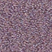 15-256:  HALF PACK 15/0 Transparent Smoky Amethyst AB Miyuki Seed Bead approx 125 grams - 15-256_1/2pk