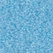 15-269:  HALF PACK 15/0 Glacier Blue Lined Crystal AB Miyuki Seed Bead approx 125 grams - 15-269_1/2pk