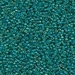 15-295:  HALF PACK 15/0 Transparent Emerald AB Miyuki Seed Bead approx 125 grams - 15-295_1/2pk
