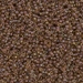 15-379:  HALF PACK 15/0 Mauve Lined Light Topaz Luster Miyuki Seed Bead approx 125 grams - 15-379_1/2pk