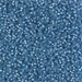 15-4242:  HALF PACK 15/0 Duracoat Silverlined Dyed Aqua Miyuki Seed Bead approx 125 grams - 15-4242_1/2pk