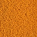 15-4454:  HALF PACK 15/0 Duracoat Dyed Opaque Kumquat Miyuki Seed Bead approx 125 grams - 15-4454_1/2pk