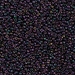 15-454:  HALF PACK 15/0 Metallic Dark Plum Iris  Miyuki Seed Bead approx 125 grams - 15-454_1/2pk