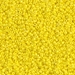 15-472:  HALF PACK 15/0 Opaque Yellow AB  Miyuki Seed Bead approx 125 grams - 15-472_1/2pk