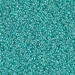 15-536:  HALF PACK 15/0 Aqua Green Ceylon  Miyuki Seed Bead approx 125 grams - 15-536_1/2pk