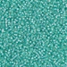 15-571:  HALF PACK 15/0 Dyed Sea Green Silverlined Alabaster Miyuki Seed Bead approx 125 grams - 15-571_1/2pk