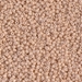 15-597:  HALF PACK 15/0 Opaque Tan Luster  Miyuki Seed Bead approx 125 grams - 15-597_1/2pk