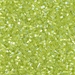 15C-258:  HALF PACK 15/0 Cut  Transparent Chartreuse AB  Miyuki Seed Bead approx 125 grams - 15C-258_1/2pk