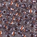 2-3206:  HALF PACK 2/0 Magic Copper Plum Lined Crystal Miyuki Seed Bead approx 125 grams - 2-3206_1/2pk
