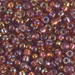 6-1005:  HALF PACK 6/0 Silverlined Dark Topaz AB Miyuki Seed Bead approx 125 grams - 6-1005_1/2pk