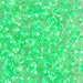 6-1120:  HALF PACK 6/0 Luminous Mint Green  Miyuki Seed Bead approx 125 grams - 6-1120_1/2pk
