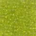 6-143:  HALF PACK 6/0 Transparent Chartreuse Miyuki Seed Bead approx 125 grams - 6-143_1/2pk