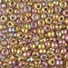 6-1985: HALF PACK 6/0 24kt Pink Gold Iris Miyuki Seed Bead approx 25 grams - 6-1985_1/2pk