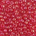 6-254D:  HALF PACK 6/0 Transparent Dark Red AB Miyuki Seed Bead approx 125 grams - 6-254D_1/2pk