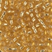 6-3:  HALF PACK 6/0 Silverlined Gold  Miyuki Seed Bead approx 125 grams - 6-3_1/2pk