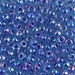 6-353:  HALF PACK 6/0 Cobalt Lined Sapphire AB  Miyuki Seed Bead approx 125 grams - 6-353_1/2pk