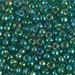 6-354:  HALF PACK 6/0 Chartreuse Lined Green AB Miyuki Seed Bead approx 125 grams - 6-354_1/2pk