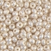 6-3951: HALF PACK 6/0 White Miyuki Baroque Bead approx 50 grams - 6-3951_1/2pk
