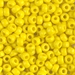 6-404:  HALF PACK 6/0 Opaque Yellow Miyuki Seed Bead approx 125 grams - 6-404_1/2pk