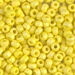 6-404FR:  HALF PACK 6/0 Matte Opaque Yellow AB Miyuki Seed Bead approx 125 grams - 6-404FR_1/2pk