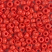 6-407:  HALF PACK 6/0 Opaque Vermilion Red Miyuki Seed Bead approx 125 grams - 6-407_1/2pk