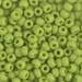 6-416F:  HALF PACK 6/0 Matte Opaque Chartreuse Miyuki Seed Bead approx 125 grams - 6-416F_1/2pk