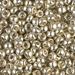 6-4201:  HALF PACK 6/0 Duracoat Galvanized Silver Miyuki Seed Bead approx 125 grams - 6-4201_1/2pk