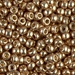 6-4204:  HALF PACK 6/0 Duracoat Galvanized Champagne Miyuki Seed Bead approx 125 grams - 6-4204_1/2pk