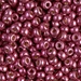 6-4219:  HALF PACK 6/0 Duracoat Galvanized Magenta Miyuki Seed Bead approx 125 grams - 6-4219_1/2pk