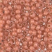 6-4233:  HALF PACK 6/0 Duracoat Silverlined Dyed Rose Gold Miyuki Seed Bead approx 125 grams - 6-4233_1/2pk