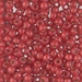 6-4234:  HALF PACK 6/0 Duracoat Silverlined Dyed Watermelon Miyuki Seed Bead approx 125 grams - 6-4234_1/2pk