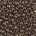 6-461:  HALF PACK 6/0 Metallic Chocolate Miyuki Seed Bead approx 125 grams - 6-461_1/2pk