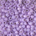 6-574:  HALF PACK 6/0 Dyed Lilac Silverlined Alabaster Miyuki Seed Bead approx 125 grams - 6-574_1/2pk