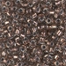 6-974: HALF PACK 6/0 Copper Lined Pale Gray Miyuki Seed Bead approx 50 grams - 6-974_1/2pk