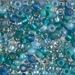 6-MIX-18_1/2pk:  HALF PACK 6/0 Mix - Touch of Teal approx 125 grams - 6-MIX-18_1/2pk
