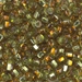 6S-3273:  HALF PACK 6/0 Sq Hole Rococo Silverlined Chartreuse Topaz  Miyuki Seed Bead approx 125 grams - 6S-3273_1/2pk