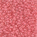8-204:  HALF PACK 8/0 Coral Lined Crystal  Miyuki Seed Bead approx 125 grams - 8-204_1/2pk