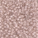 8-215:  HALF PACK 8/0 Blush Lined Crystal  Miyuki Seed Bead approx 125 grams - 8-215_1/2pk