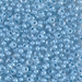 8-221:  HALF PACK 8/0 Sky Blue Lined Crystal Miyuki Seed Bead approx 125 grams - 8-221_1/2pk