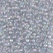 8-2443:  HALF PACK 8/0 Transparent Light Marine Blue Gold Luster  Miyuki Seed Bead approx 125 grams - 8-2443_1/2pk